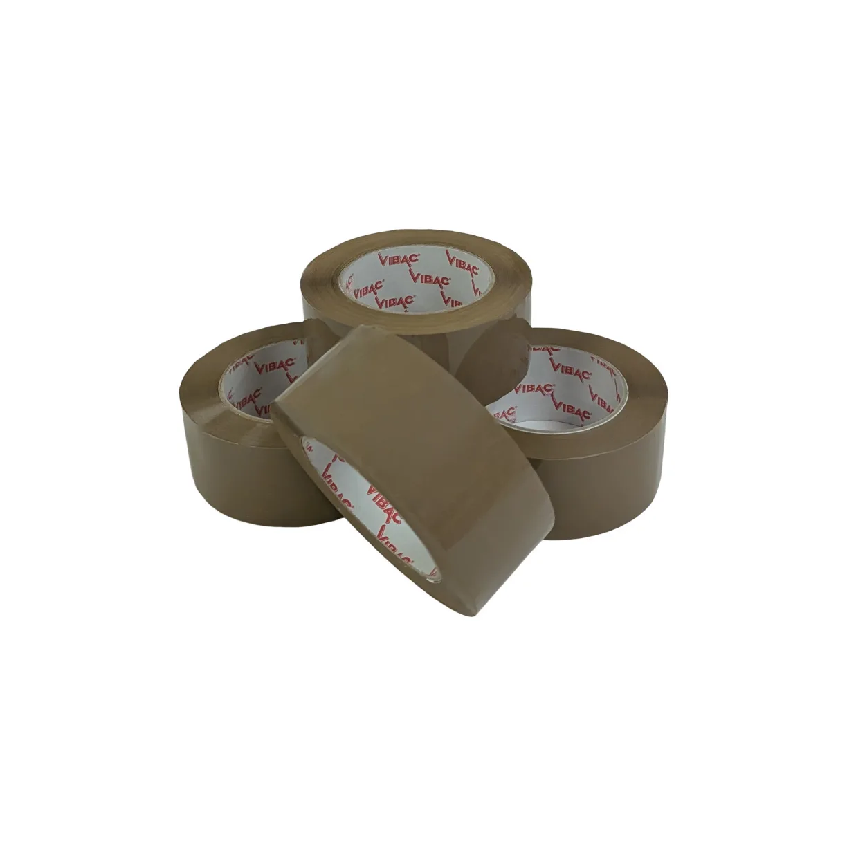 6 x Vibac 105 Hot Melt Buff Polyprop 48mm x 132M 28 Micron