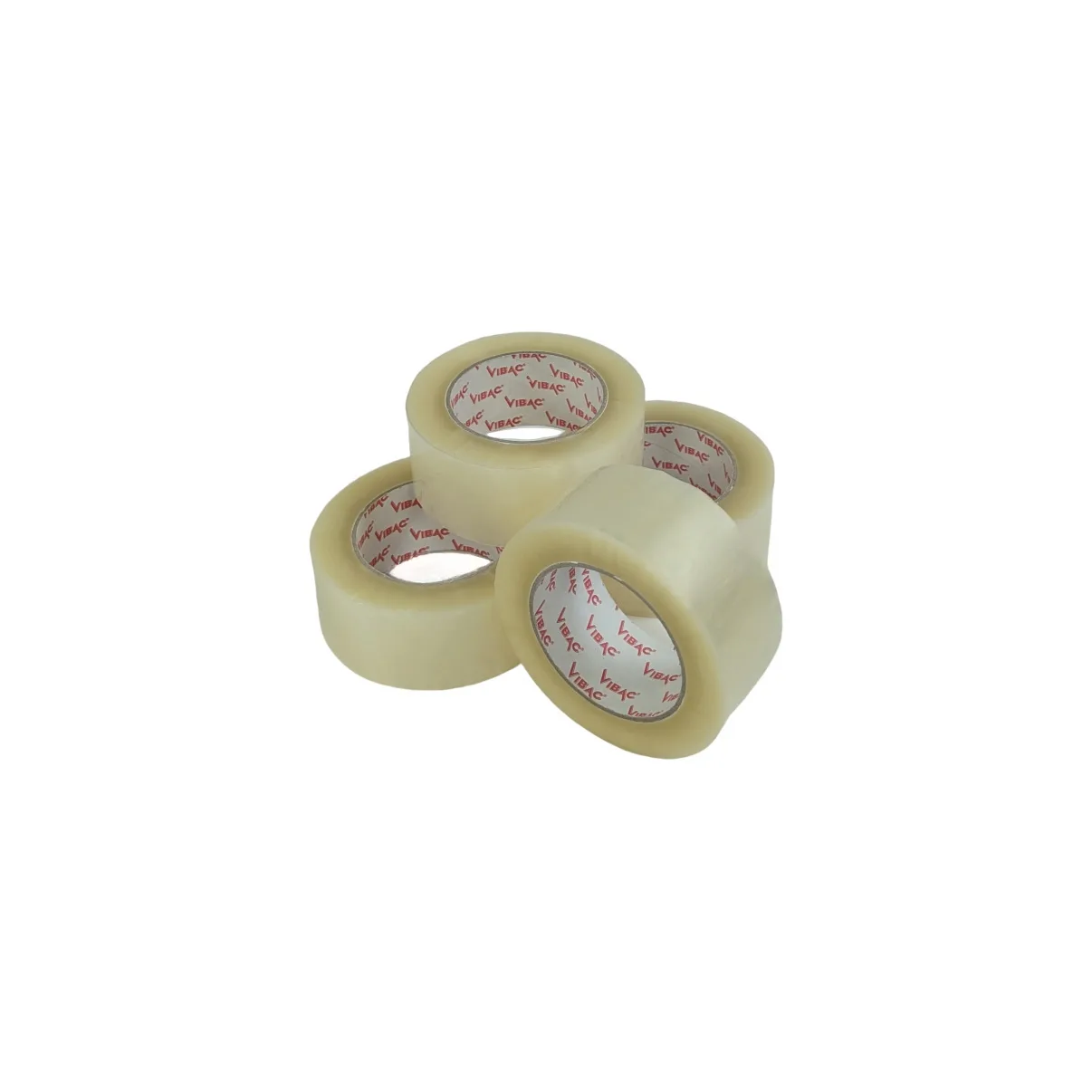6 x Vibac 105 Hot Melt Clear Polyprop 48mm x 132M 28 Micron